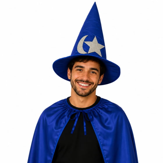Chapéu de Mago Cosplay Halloween