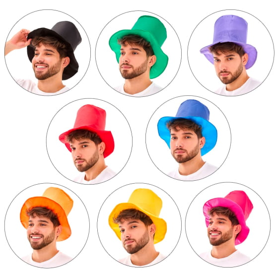 Cartola Baixa Lisa Escolha a Cor