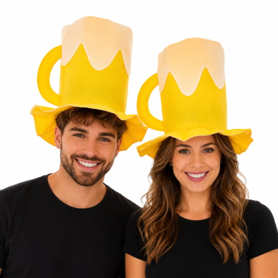 Cartola Divertida Chopp Amarela