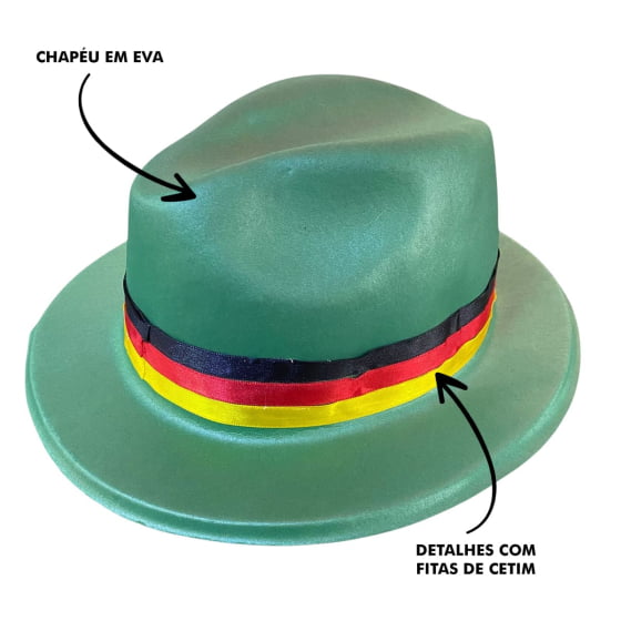 Chapéu Alemão Adulto em EVA Festa Alemã