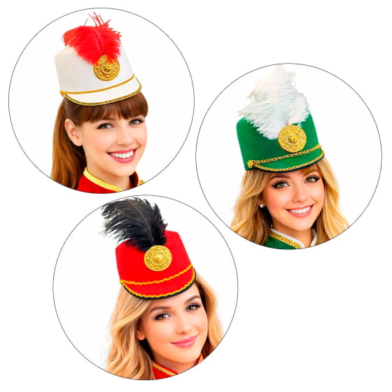 Chapéu Barretina Paquita Fanfarra Feltro Escolha a Cor