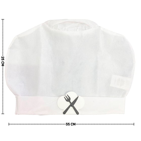 Chapéu de Cozinheiro TNT Branco Cheff de Cozinha