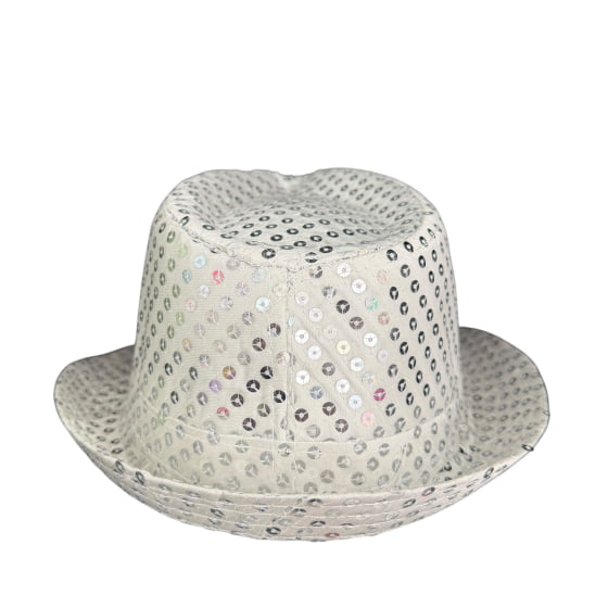 Chapéu Gafieira Luxo Lantejoula Escolha a Cor