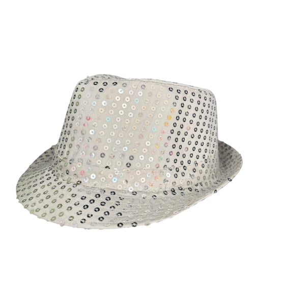 Chapéu Gafieira Luxo Lantejoula Escolha a Cor