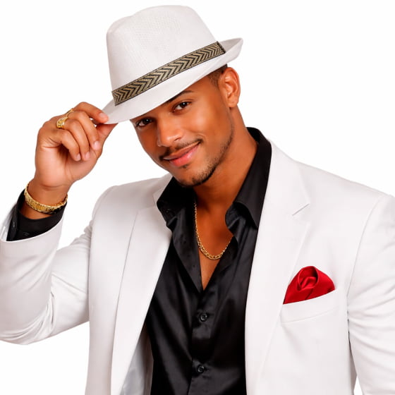 Chapéu Malandro Importado Tela Branco