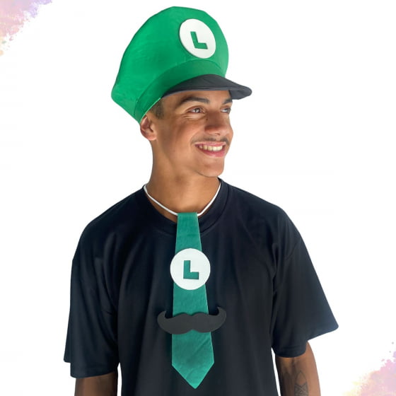 Quepe Luigi para Fantasia