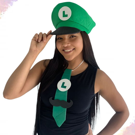 Quepe Luigi para Fantasia