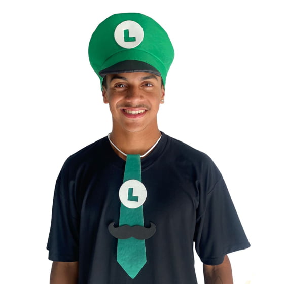 Quepe Luigi para Fantasia