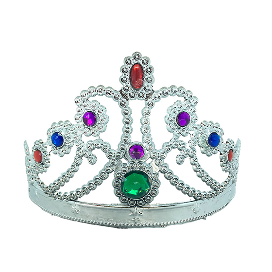 Coroa Princesa Luxo Prata
