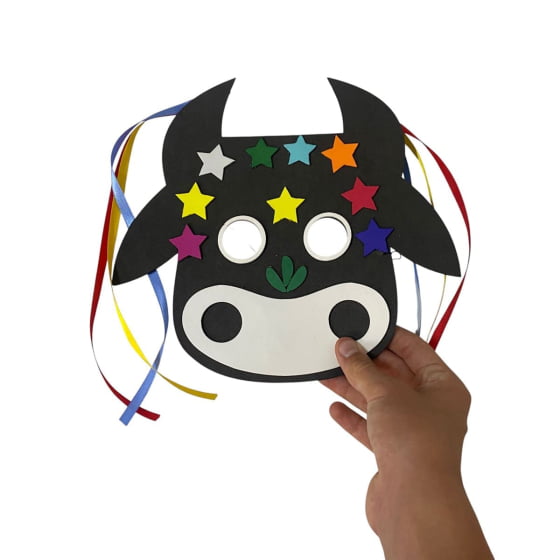 Máscara em EVA Boi Bumbá Folclore Brasileiro