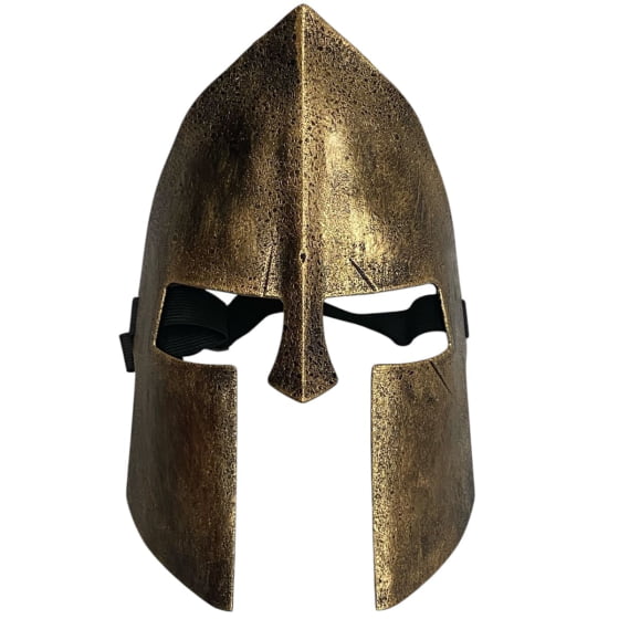 Máscara Guerreiro Medieval de Plástico Rígido Escolha a Cor