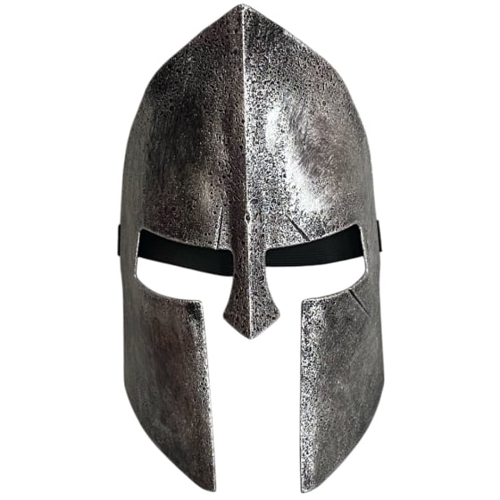 Máscara Guerreiro Medieval de Plástico Rígido Escolha a Cor