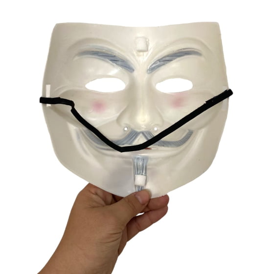 Máscara Rosto V de Vingança Anonymous