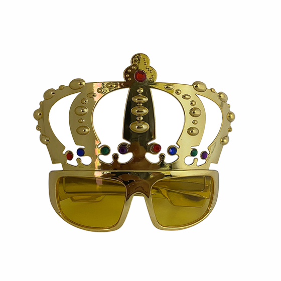 Óculos Coroa de Rei ou Rainha Dourado