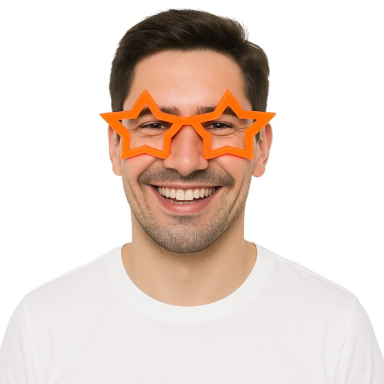 Óculos Estrela Chic sem Lentes - 10 unidades
