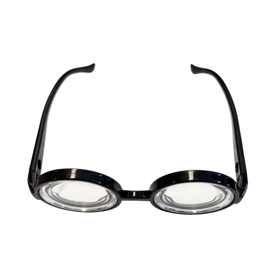 Óculos Fundo de Garrafa Fantasia Nerd Cientista Intelectual