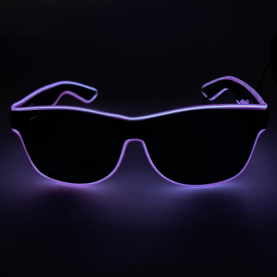 Óculos Luxo Led Festa Balada Cores