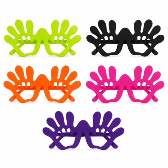 Óculos Mãozinha Sem Lentes para Festas 10 Unidades