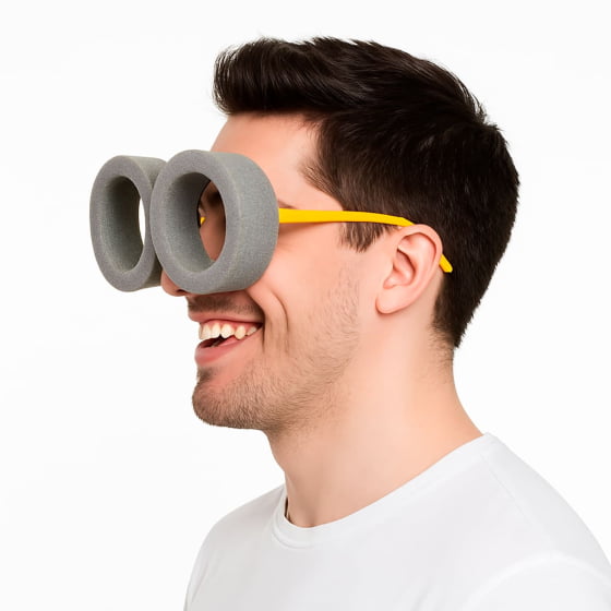 Óculos Tubo Olhos Grandes Zoião Zoiudo Minions