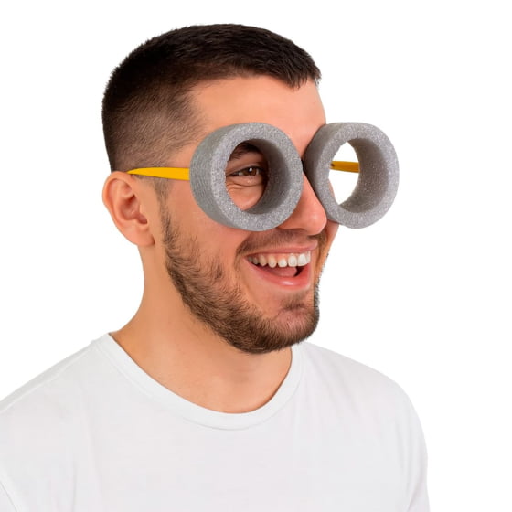 Óculos Tubo Olhos Grandes Zoião Zoiudo Minions