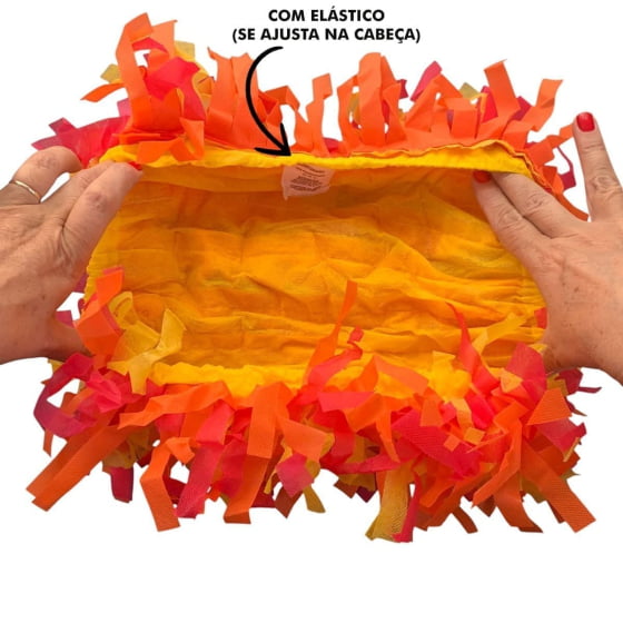 Peruca Boneca de Pano Emília TNT