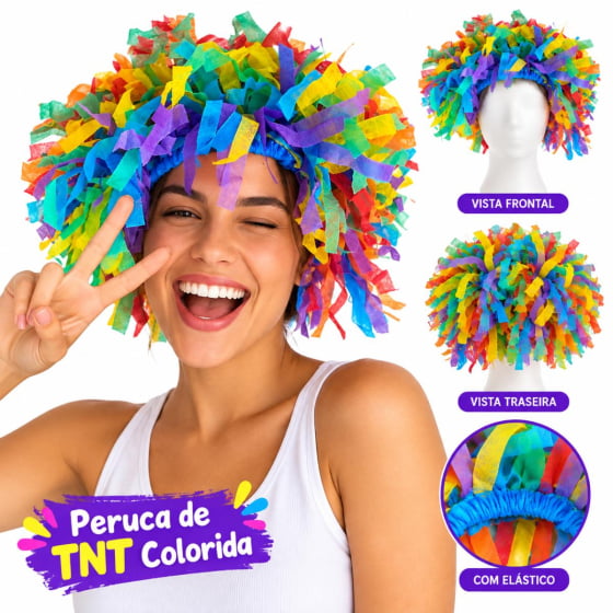Peruca de Palhaço TNT