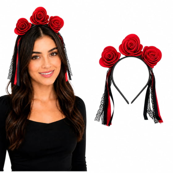 Tiara Frida Khalo Festa Mexicana Carnaval Halloween