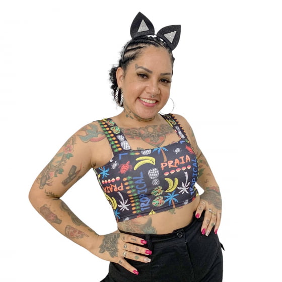 Tiara Gatinha com Glitter Fantasia Carnaval Bloquinho Cores Sortidas