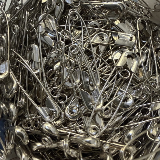 Alfinete de Costura Prata - 10 unidades