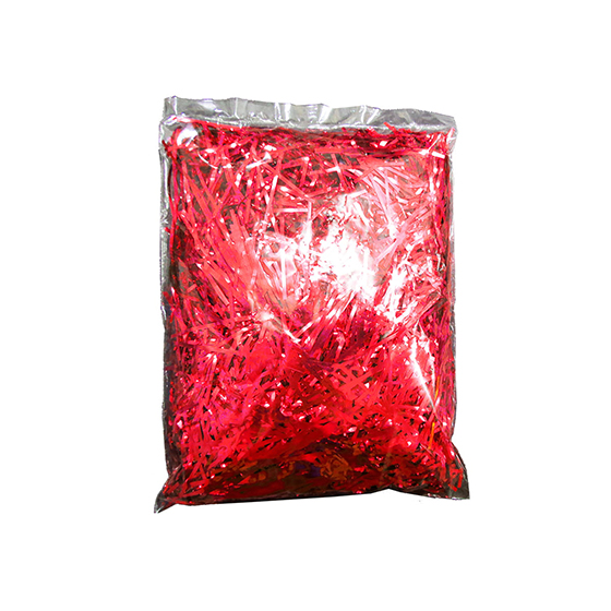 Saquinho de Papel Picado Metalizado Vermelho 20 Gramas Ref. 038E