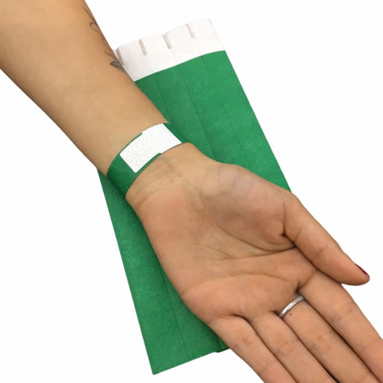 Pulseira Identificação Festas Eventos Baladas Kit Com 100 Un