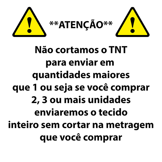 TNT Estampado Joaninha Branco - 1 metro
