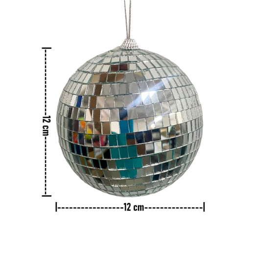 Globo Globinho Espelhado 12 cm