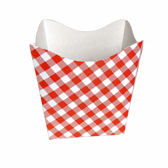 Cachepot de Papel Cartonado Xadrez 10 Unidades