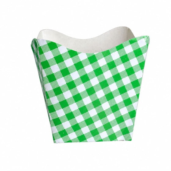 Cachepot de Papel Cartonado Xadrez 10 Unidades