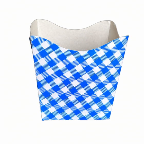 Cachepot de Papel Cartonado Xadrez 10 Unidades