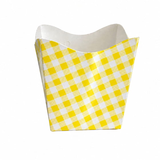 Cachepot de Papel Cartonado Xadrez 10 Unidades