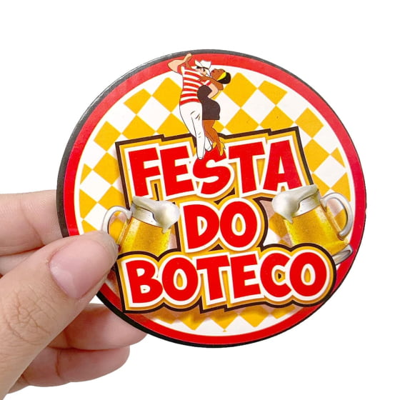 Porta Copos Bolacha Festa do Boteco