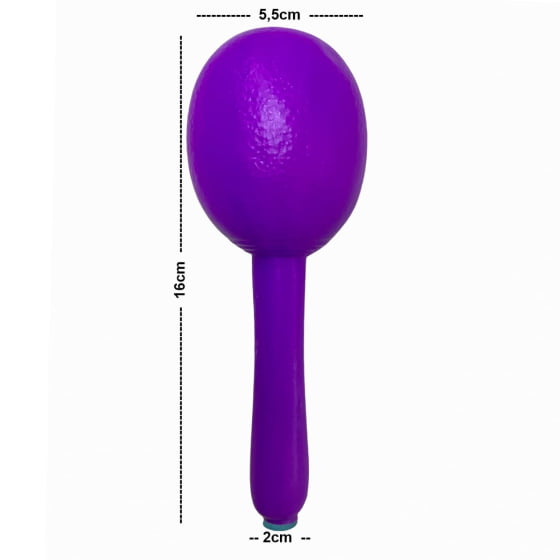 Maraca Chocalho De Plástico Colorida Kit Com 40 Melhor Preço