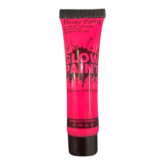 Bisnaga em Gel Tinta Neon Fluorescente Festa Neon 25 ml