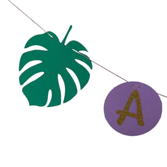 Varal Decorativo Bandeirinha Aloha 