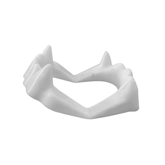 Dentadura De Vampiro Neon Halloween Lembrancinha Kit Com 40