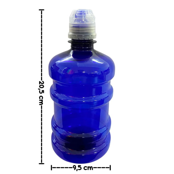 Garrafa de Plástico Formato Garrafão 1000 ml Escolha a Cor