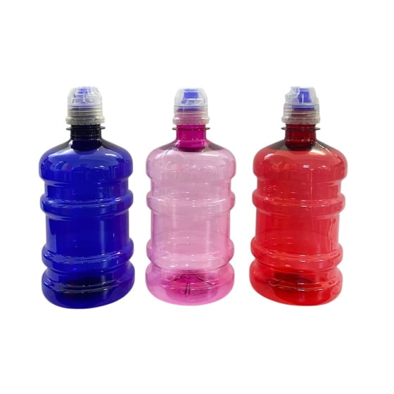 Garrafa de Plástico Formato Garrafão 1000 ml Escolha a Cor