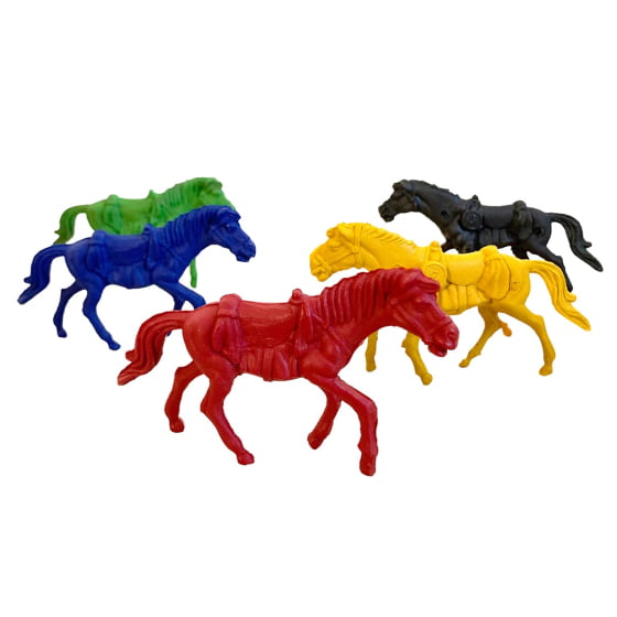 Mini Brinquedo Cavalinhos Coloridos