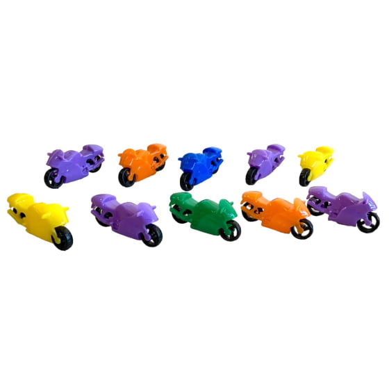 Mini Brinquedo Motos Coloridas