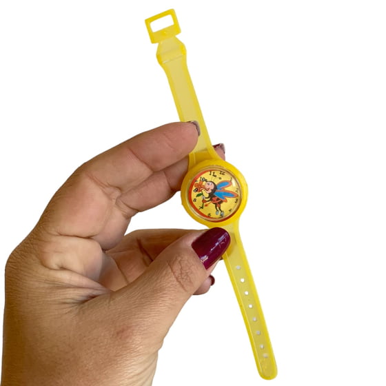 Mini Brinquedo Relógio Infantil com Desenhos 
