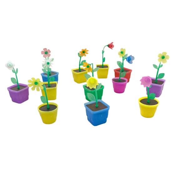 Mini Brinquedo Vasinhos de Flor