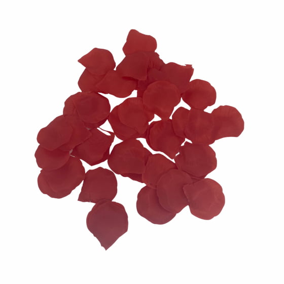 Pétalas de Rosas Artificial Decoração - 50 unidades