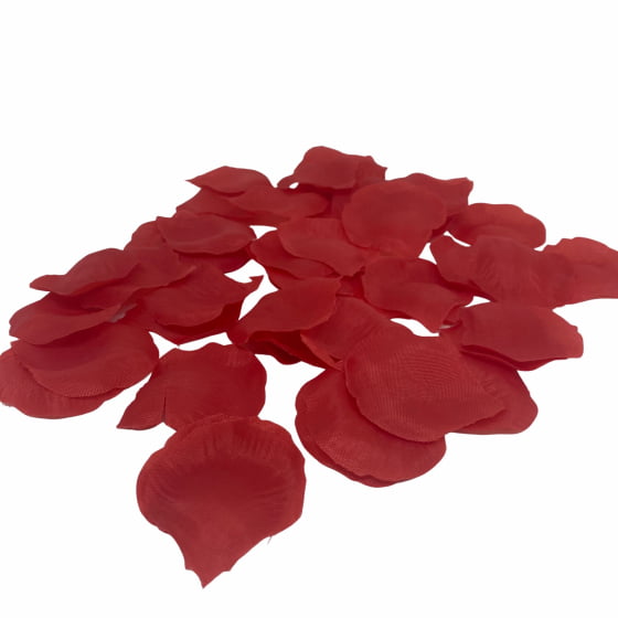 Pétalas de Rosas Artificial Decoração - 50 unidades